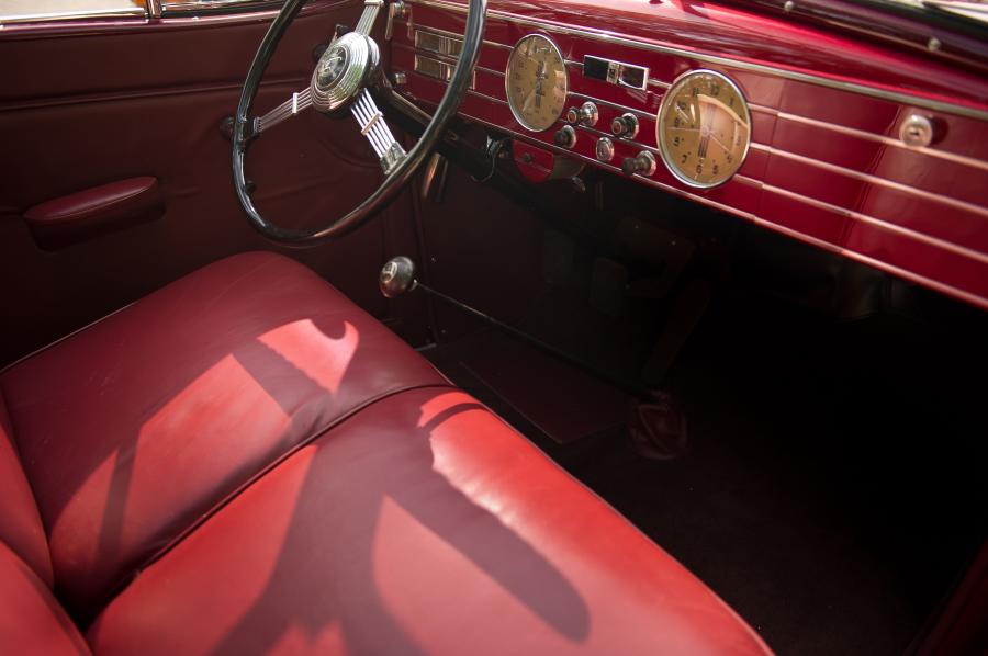 Интерьер LaSalle Convertible Coupe (36-5067) 1936 года  (фото 7 из 15)